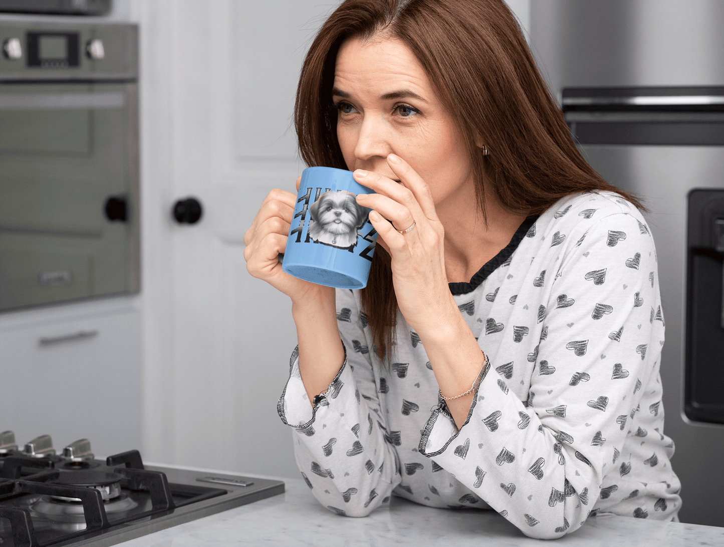Shih Tzu with Pink Bows Mug – Perfect Gift for Shih Tzu Owners & Lovers