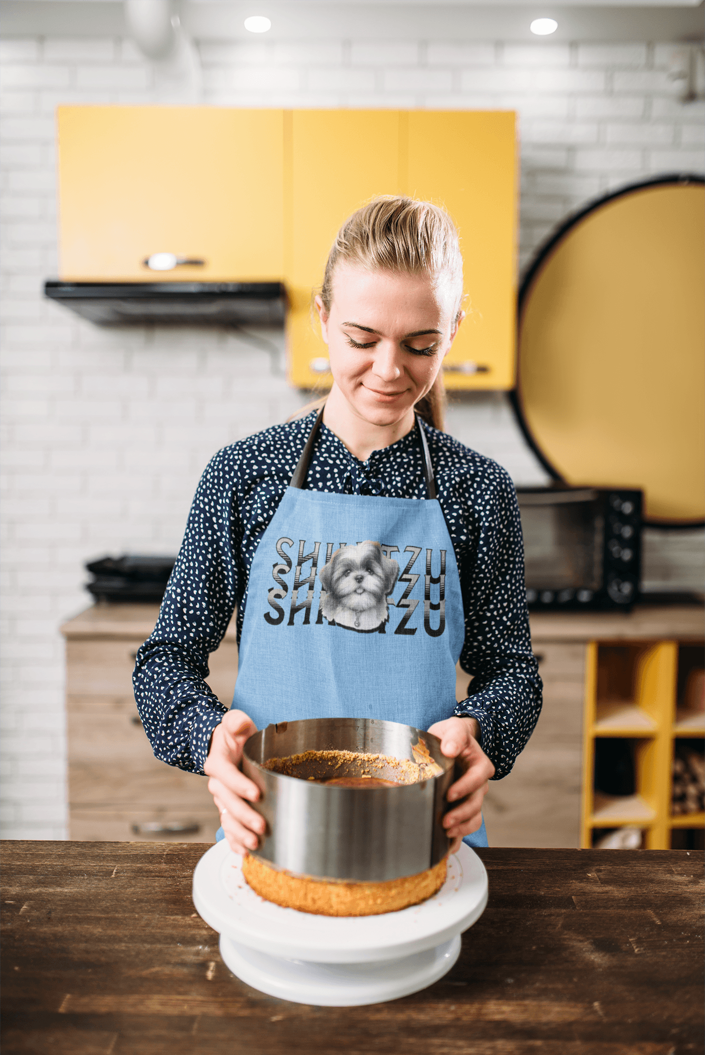 Shih Tzu Stack Apron - Cute Cooking Accessory for Shih Tzu Dog Lovers