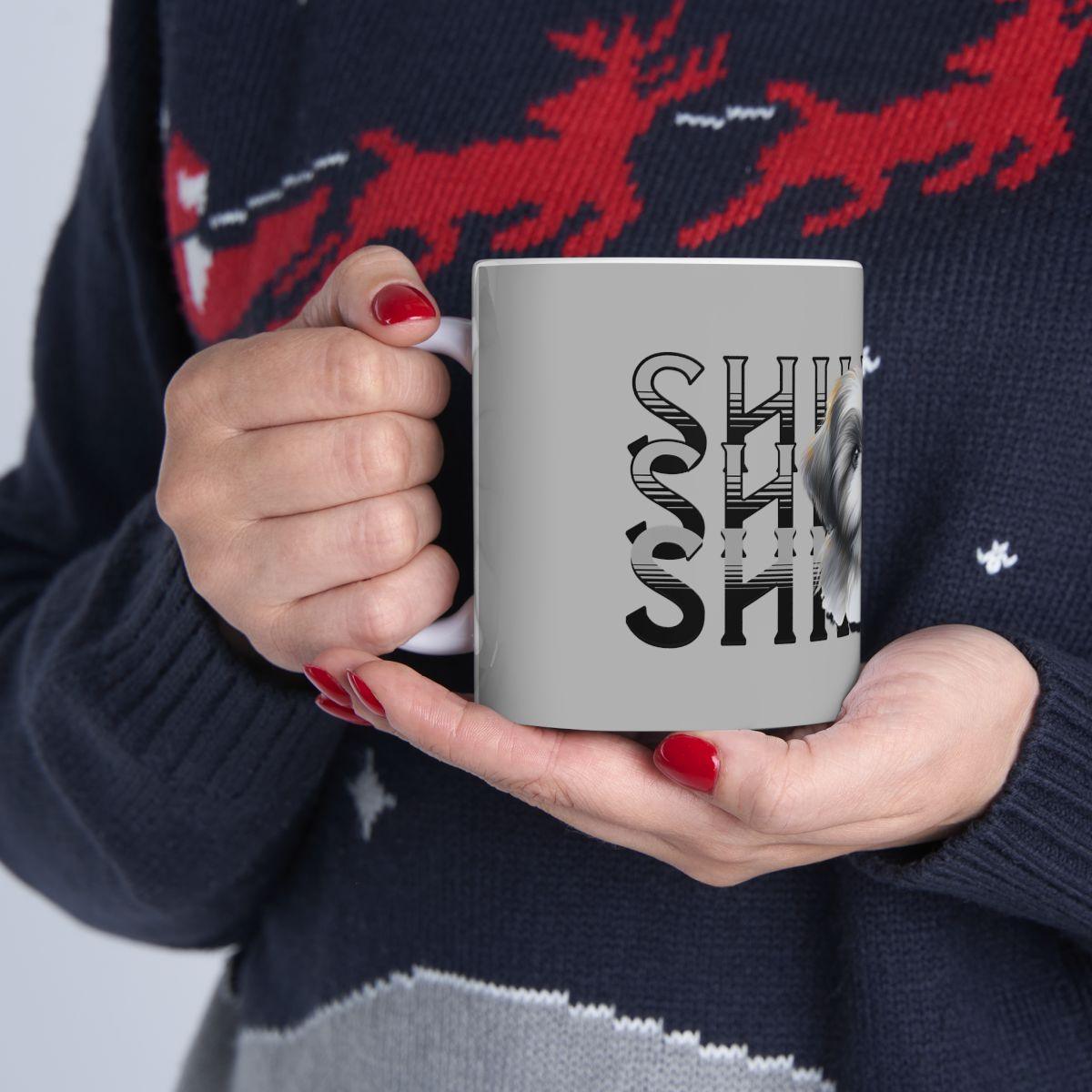 Shih Tzu with Pink Bows Mug – Perfect Gift for Shih Tzu Owners & Lovers