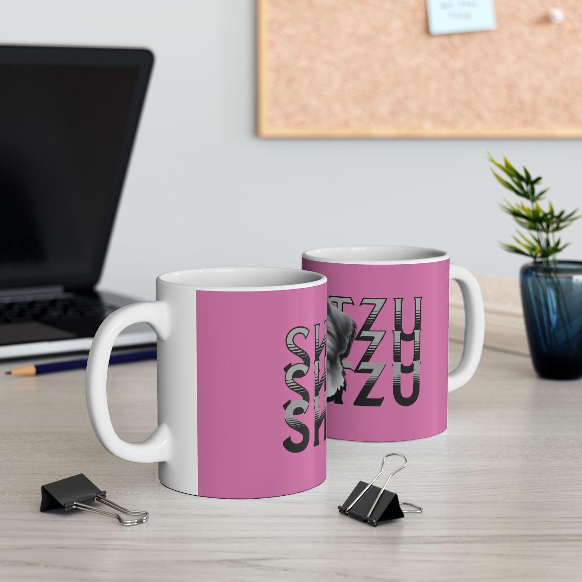 Shih Tzu with Pink Bows Mug – Perfect Gift for Shih Tzu Owners & Lovers
