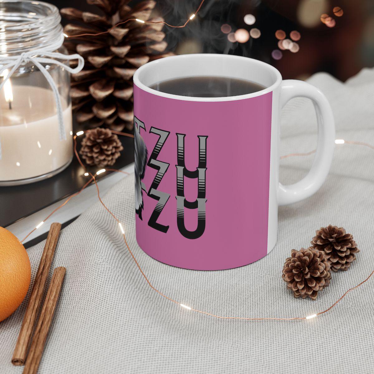 Shih Tzu with Pink Bows Mug – Perfect Gift for Shih Tzu Owners & Lovers