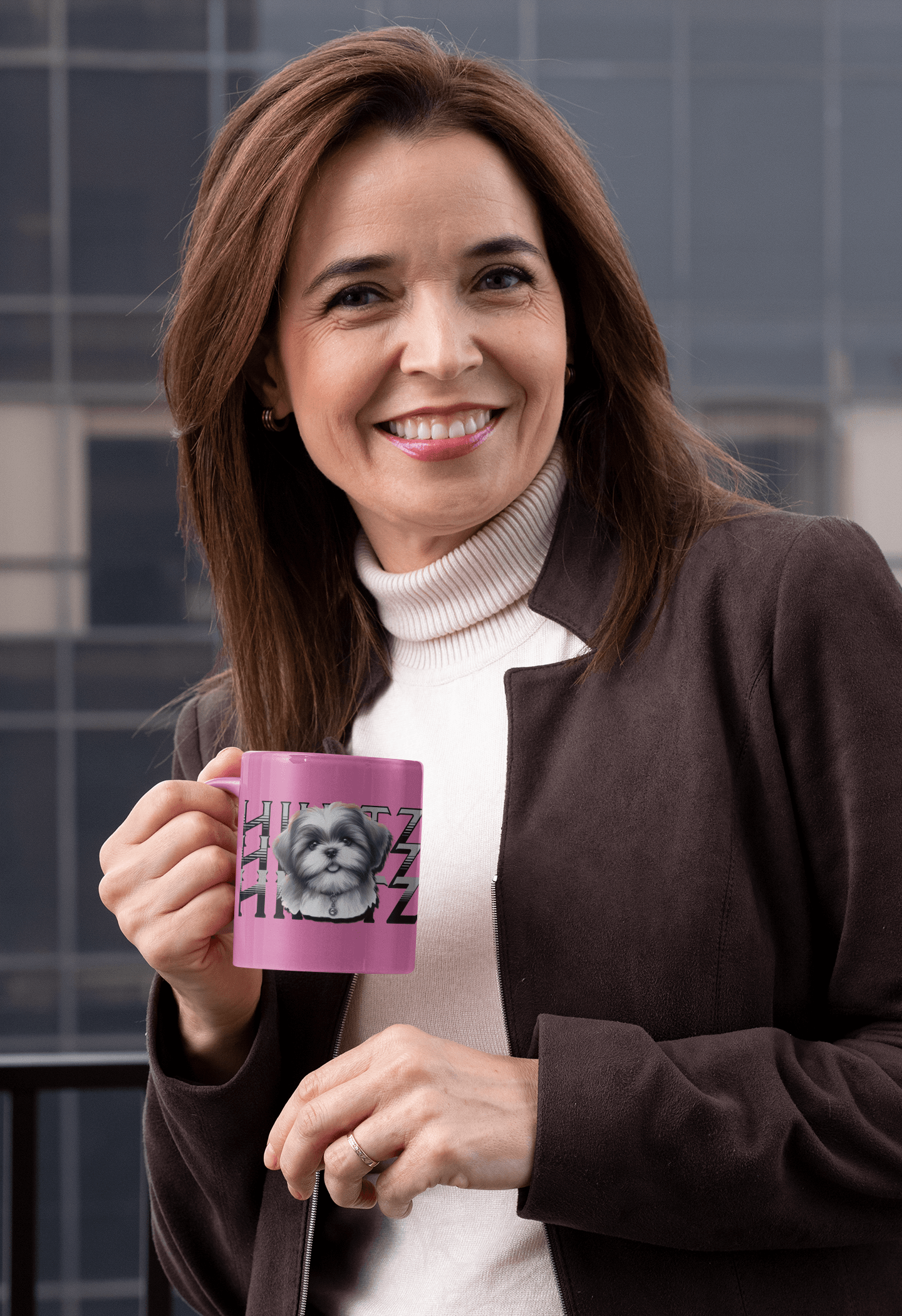Shih Tzu with Pink Bows Mug – Perfect Gift for Shih Tzu Owners & Lovers