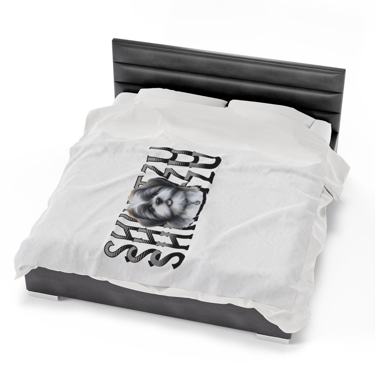 Shih Tzu Stack Blanket – Cute & Cozy Gift for Dog Lovers