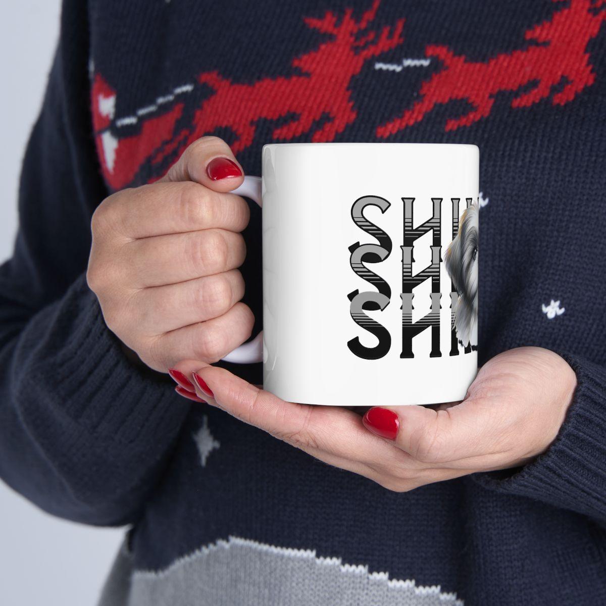 Shih Tzu with Pink Bows Mug – Perfect Gift for Shih Tzu Owners & Lovers