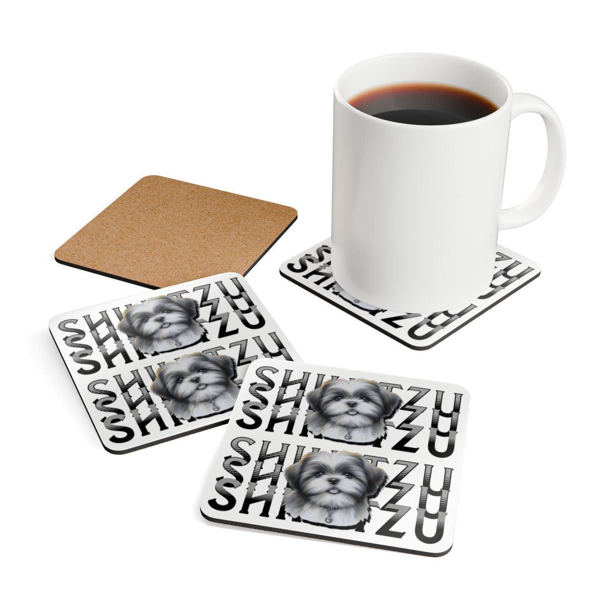 Shih Tzu Stack Coaster Set – Cute & Practical Gift for Dog Lovers