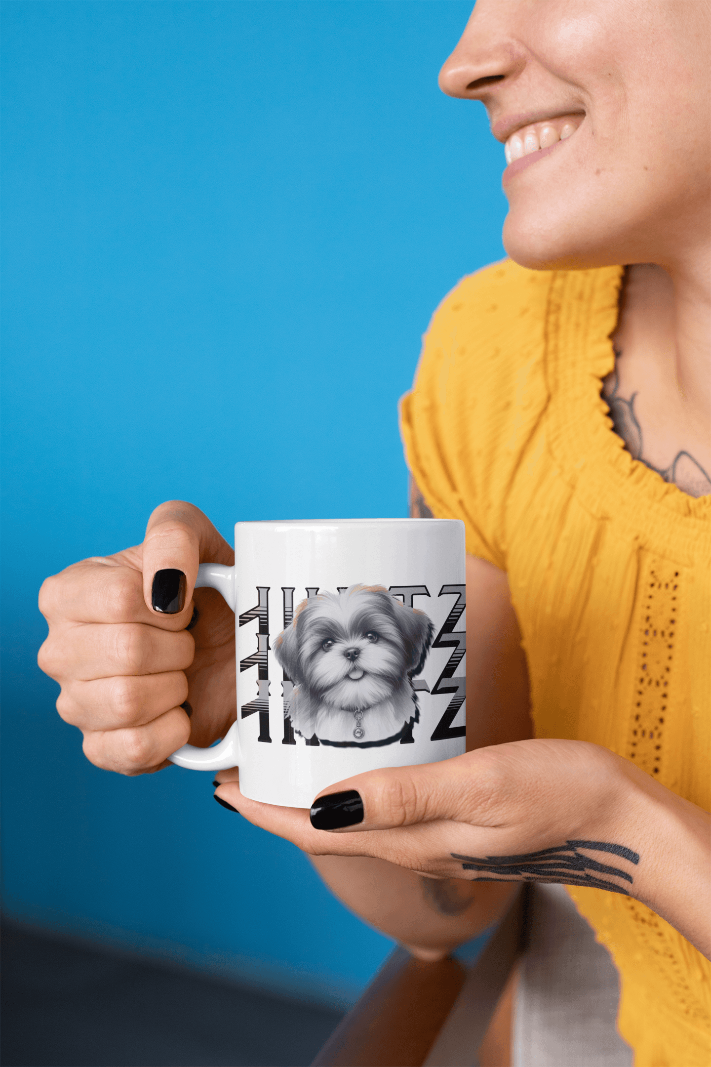 Shih Tzu with Pink Bows Mug – Perfect Gift for Shih Tzu Owners & Lovers