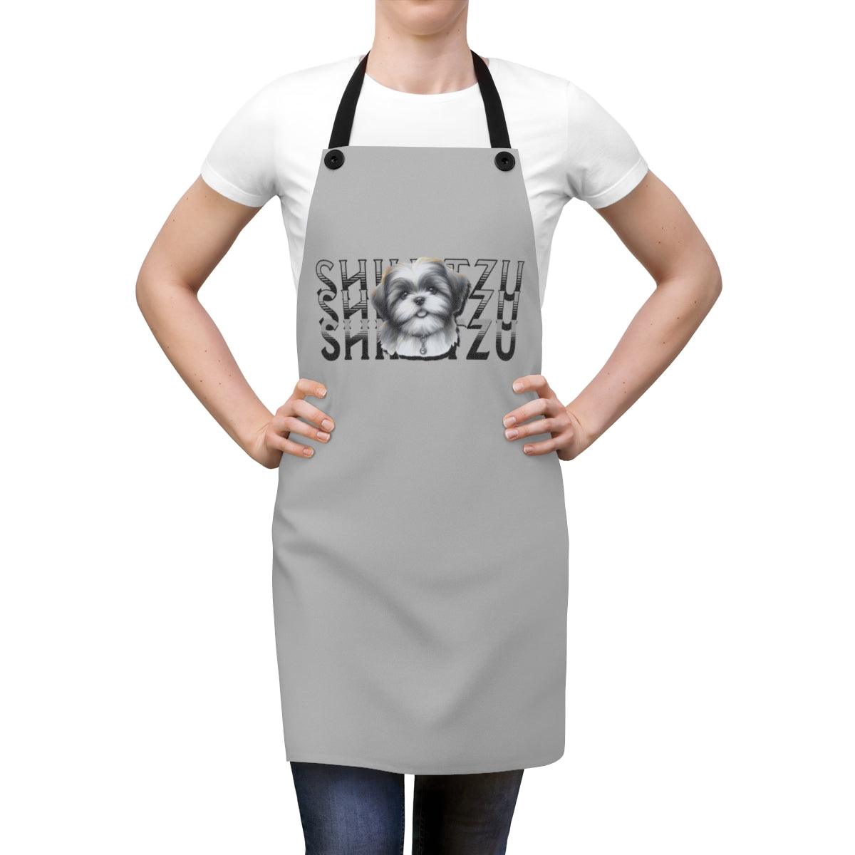 Shih Tzu Stack Apron - Cute Cooking Accessory for Shih Tzu Dog Lovers