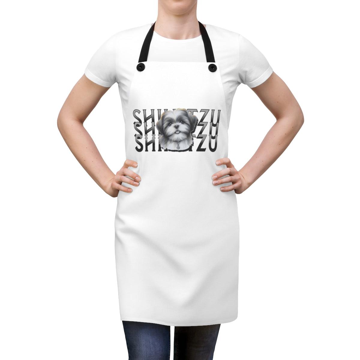 Shih Tzu Stack Apron - Cute Cooking Accessory for Shih Tzu Dog Lovers