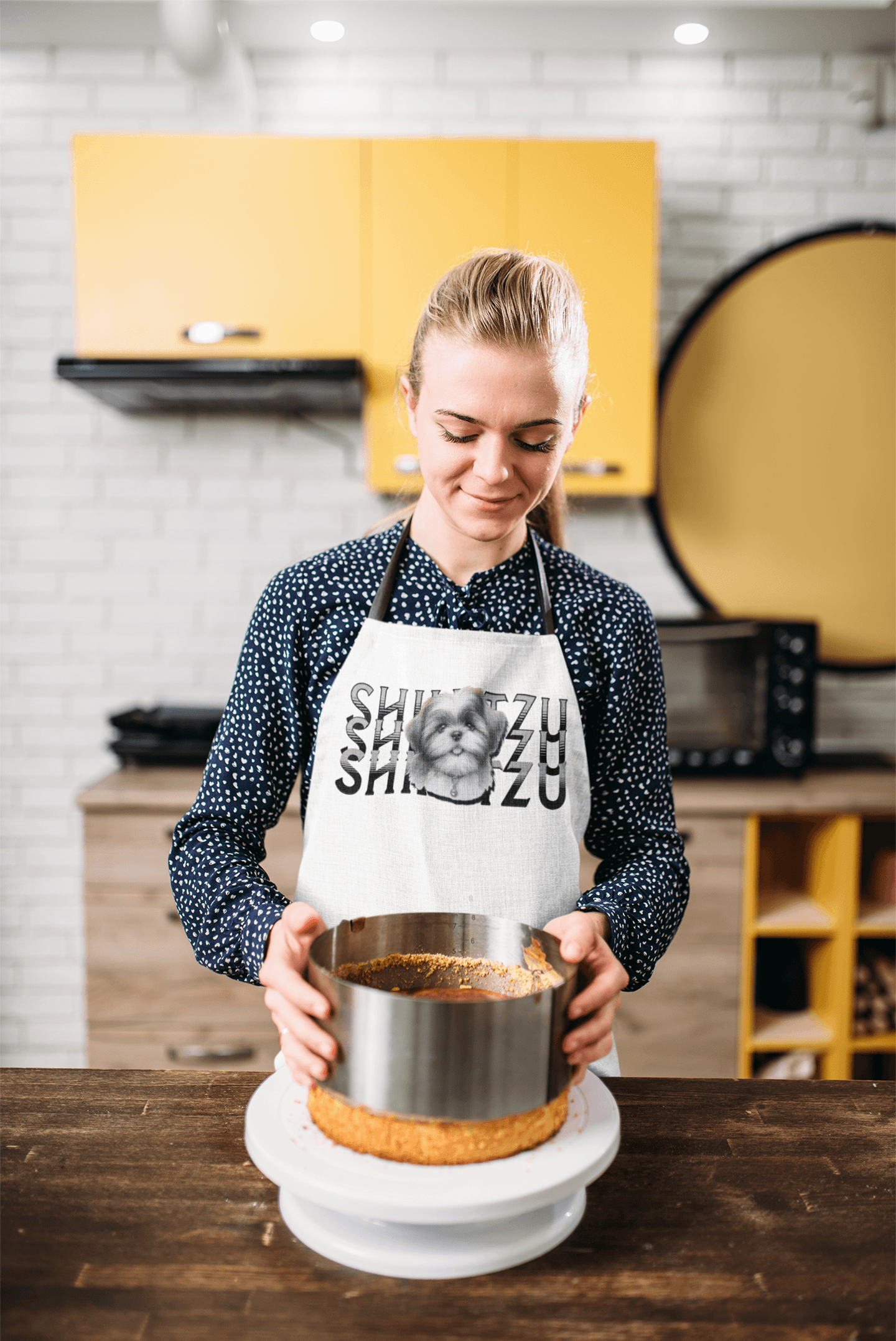 Shih Tzu Stack Apron - Cute Cooking Accessory for Shih Tzu Dog Lovers