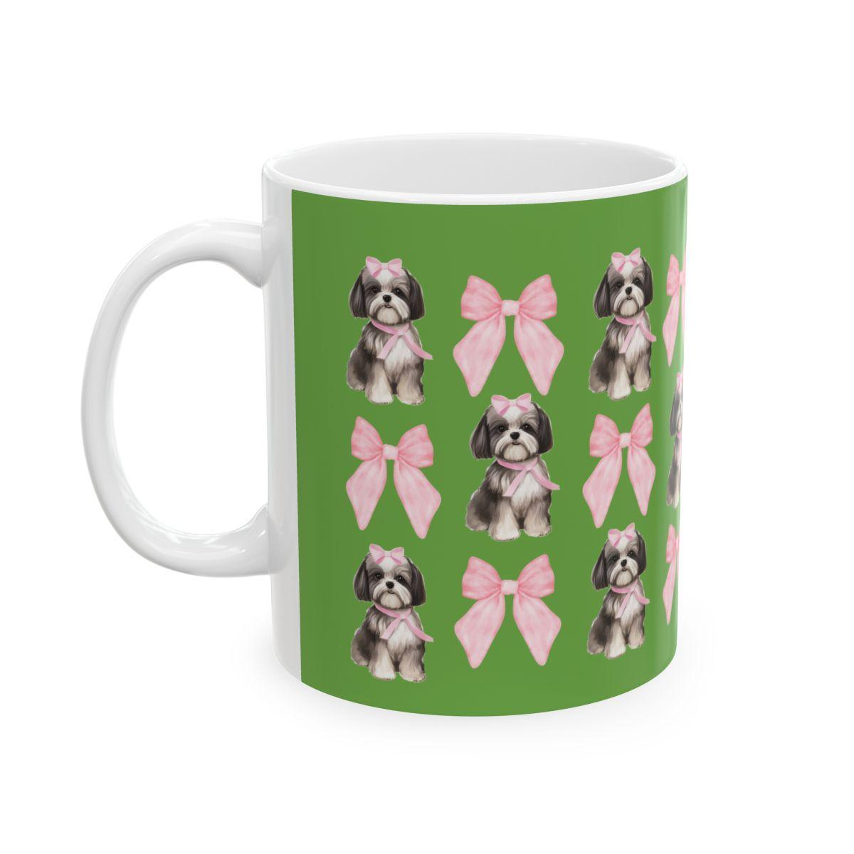 Shih Tzu with Pink Bows Mug – Perfect Gift for Shih Tzu Owners & Lovers