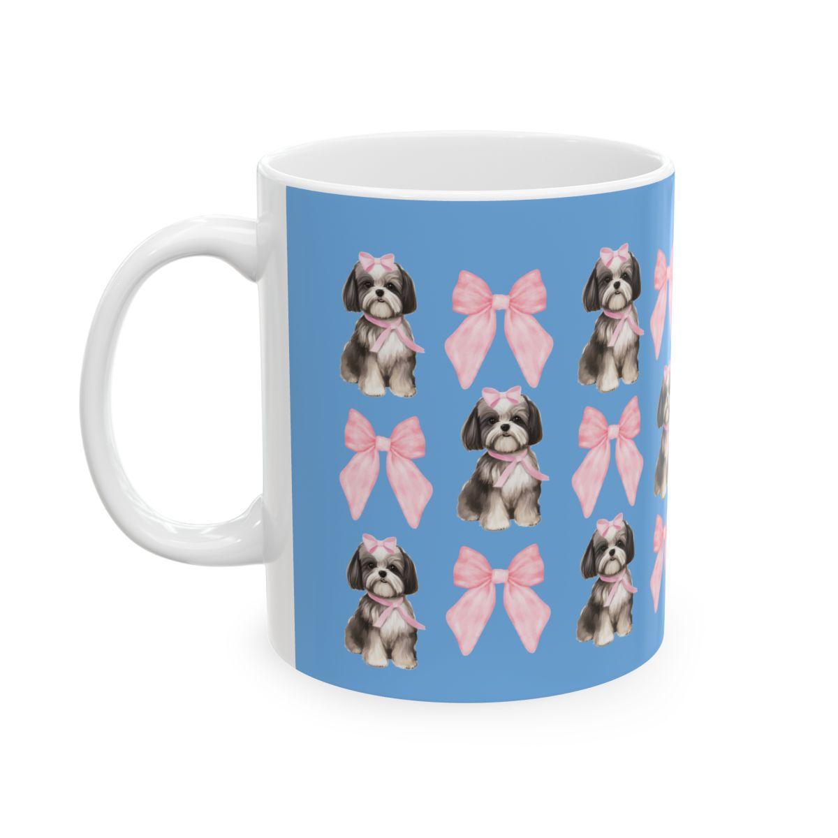 Shih Tzu with Pink Bows Mug – Perfect Gift for Shih Tzu Owners & Lovers