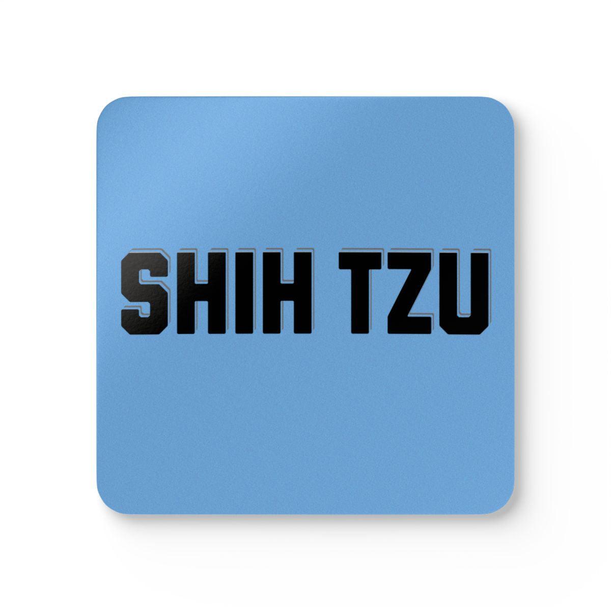 Shih Tzu Text Coaster Set – Unique Gift for Shih Tzu Dog Lovers