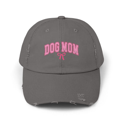 Shih Tzu Dog Mom Distressed Hat – Adjustable Cotton Twill Cap