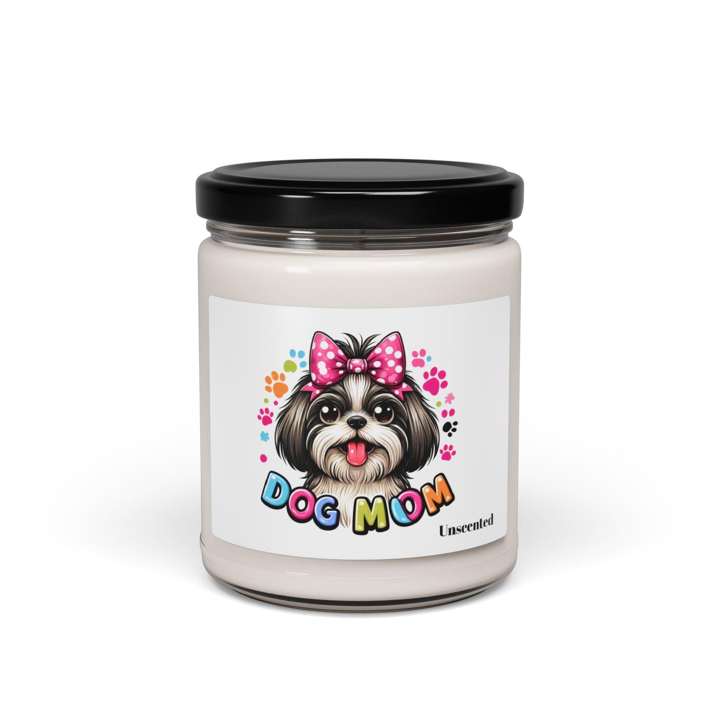 Shih Tzu Dog Mom Scented Soy Candle - Shih Tzu Gifts