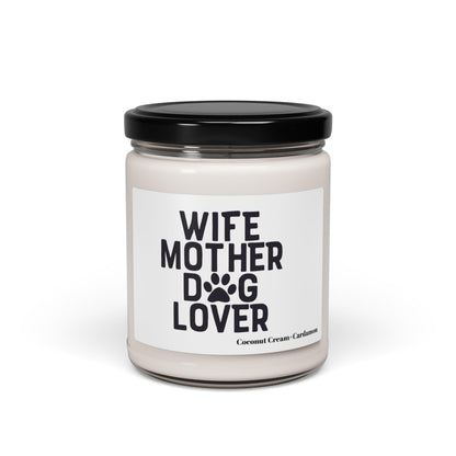 Wife Mother Dog Lover Scented Soy Candle - Shih Tzu Gifts