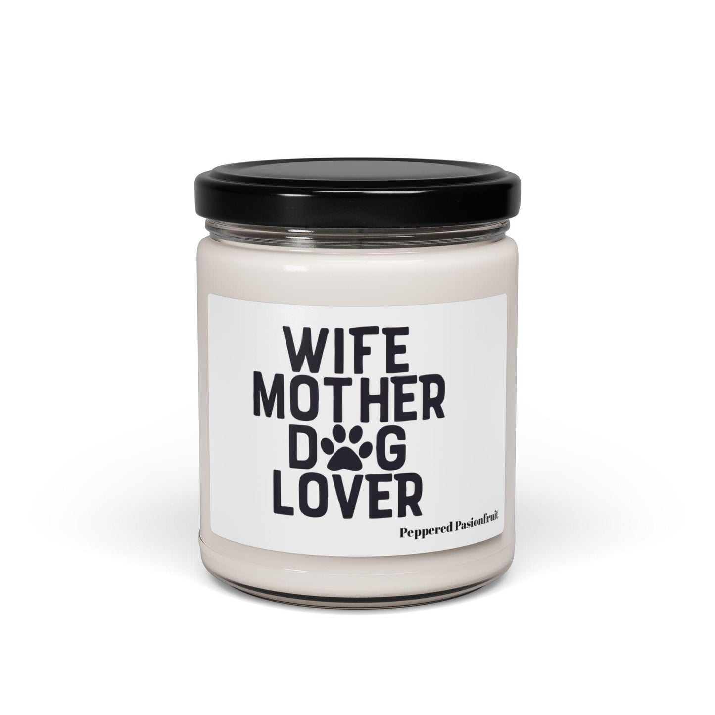 Wife Mother Dog Lover Scented Soy Candle - Shih Tzu Gifts