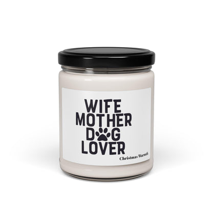 Wife Mother Dog Lover Scented Soy Candle - Shih Tzu Gifts