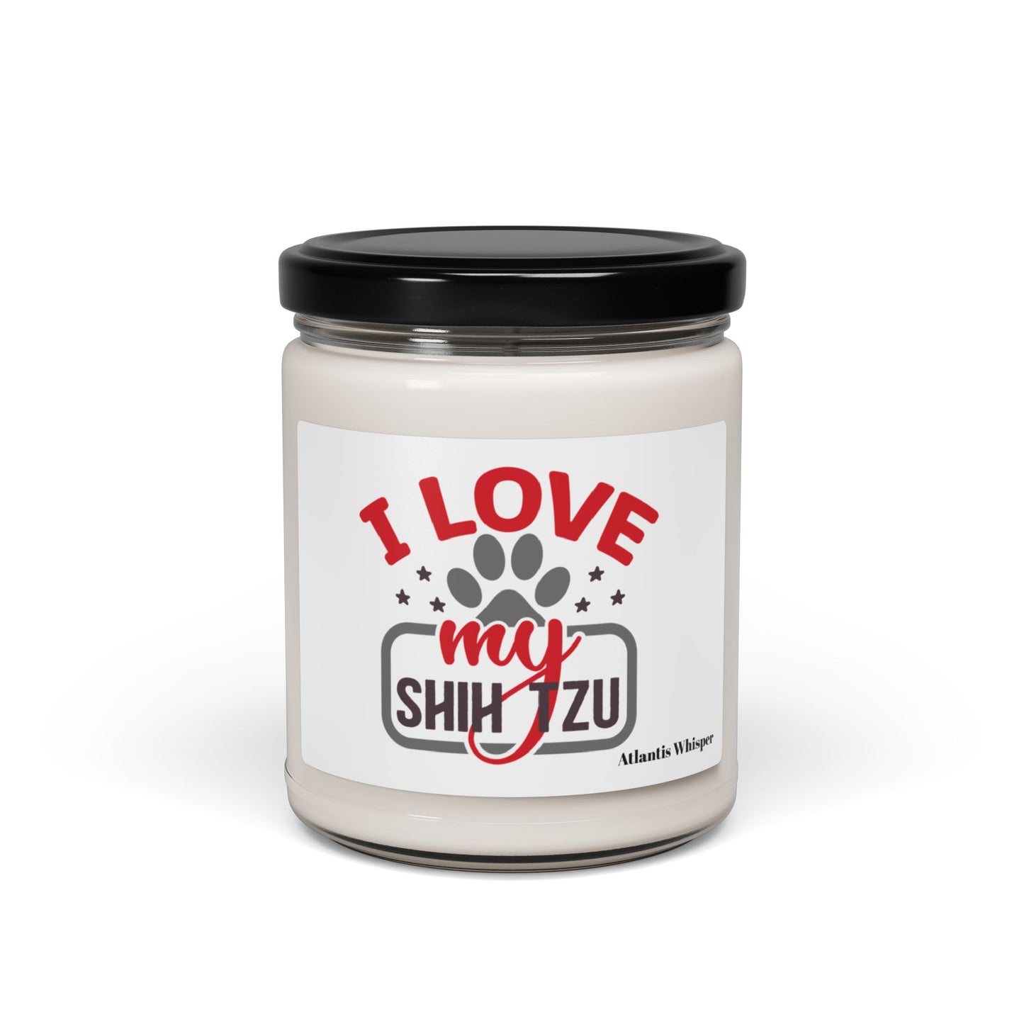 I Love My Shih Tzu Scented Soy Candle, 9oz