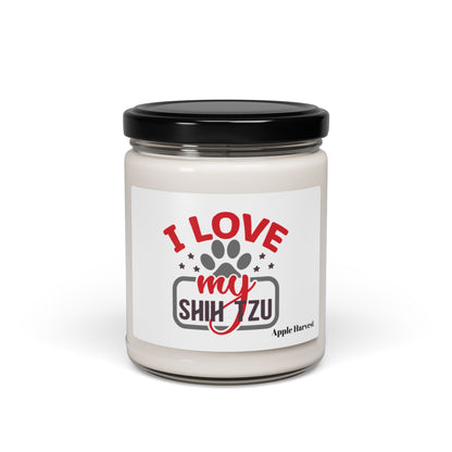 I Love My Shih Tzu Scented Soy Candle, 9oz