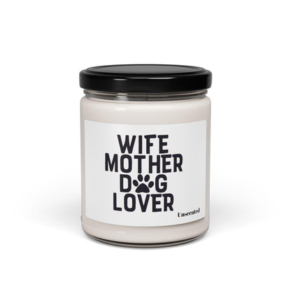 Wife Mother Dog Lover Scented Soy Candle - Shih Tzu Gifts