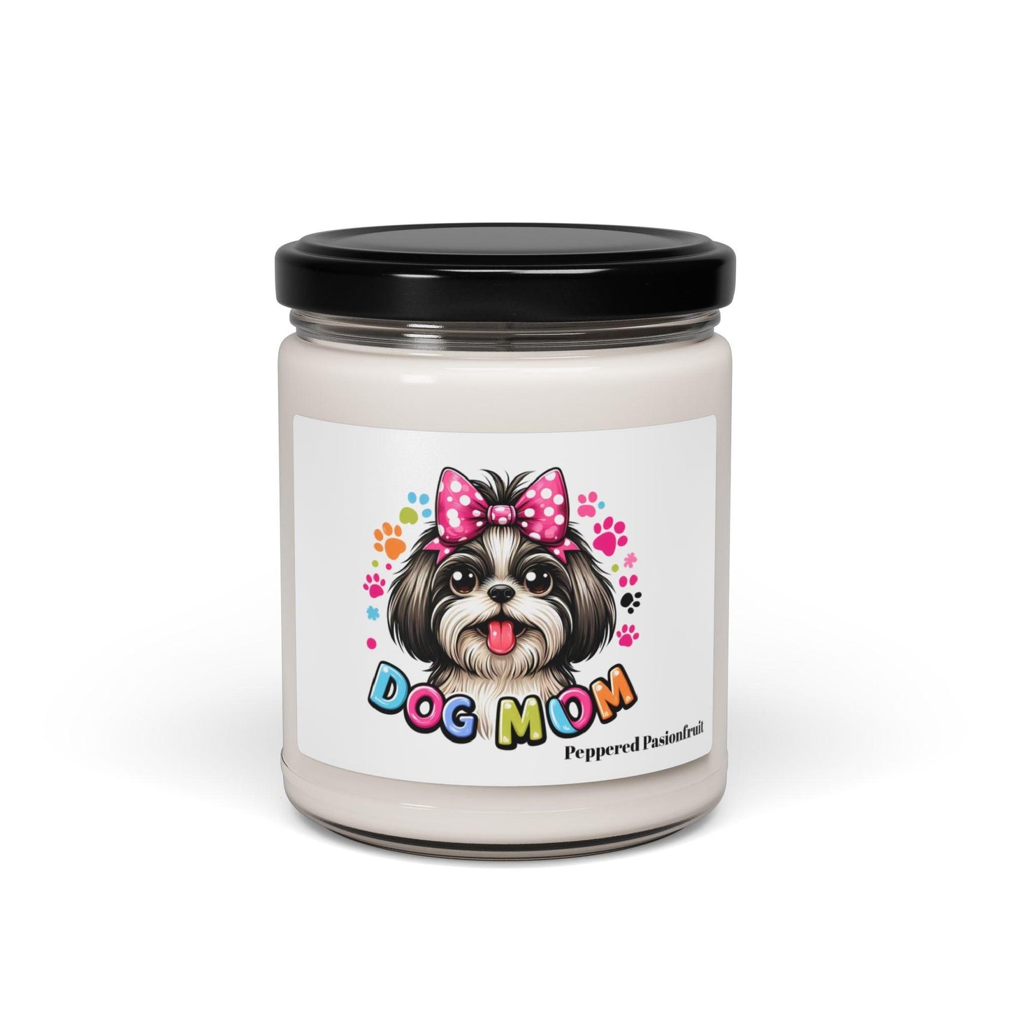 Shih Tzu Dog Mom Scented Soy Candle - Shih Tzu Gifts