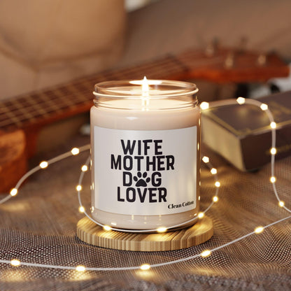 Wife Mother Dog Lover Scented Soy Candle - Shih Tzu Gifts