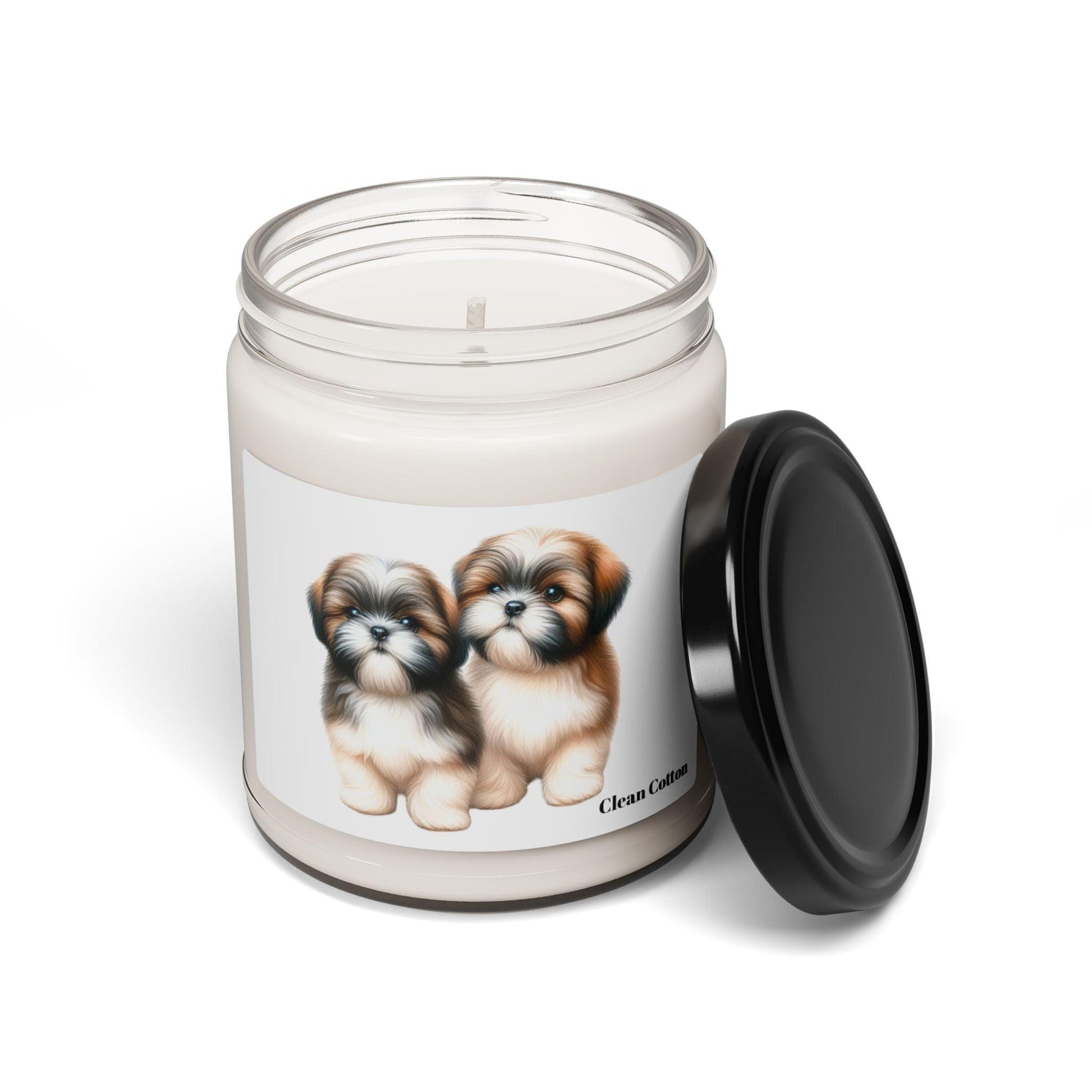 Two Babies Shih Tzu Scented Soy Candle, 9oz - Shih Tzu Gifts