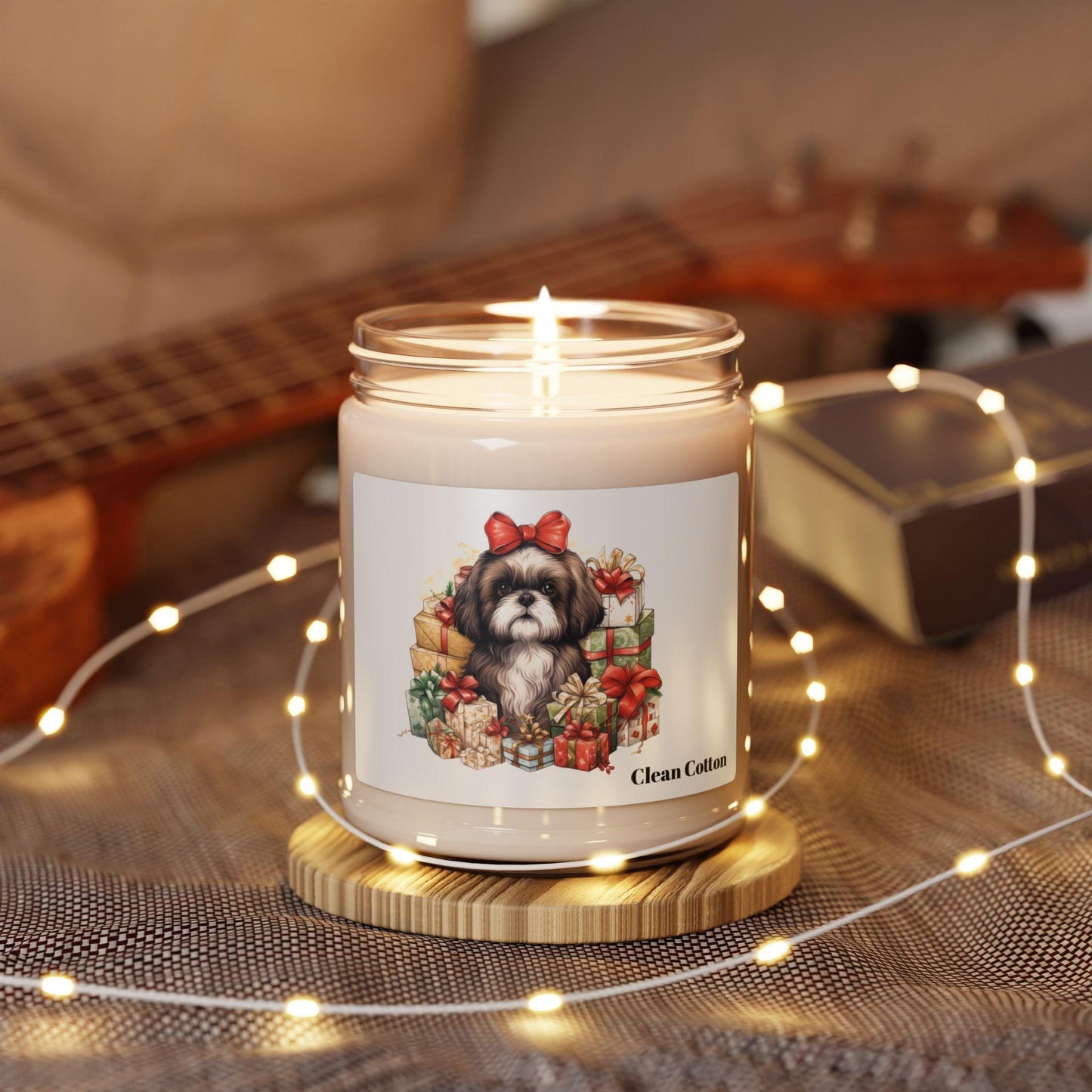 Christmas Gifts Shih Tzu Scented Soy Candle - Shih Tzu Gifts