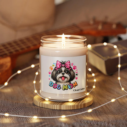 Shih Tzu Dog Mom Scented Soy Candle - Shih Tzu Gifts