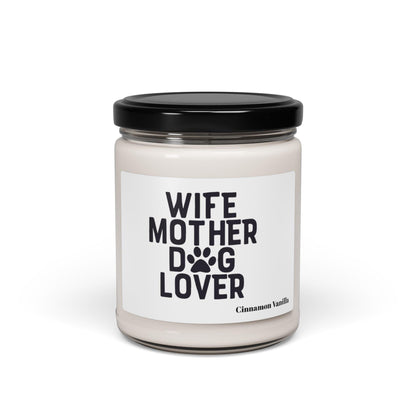 Wife Mother Dog Lover Scented Soy Candle - Shih Tzu Gifts