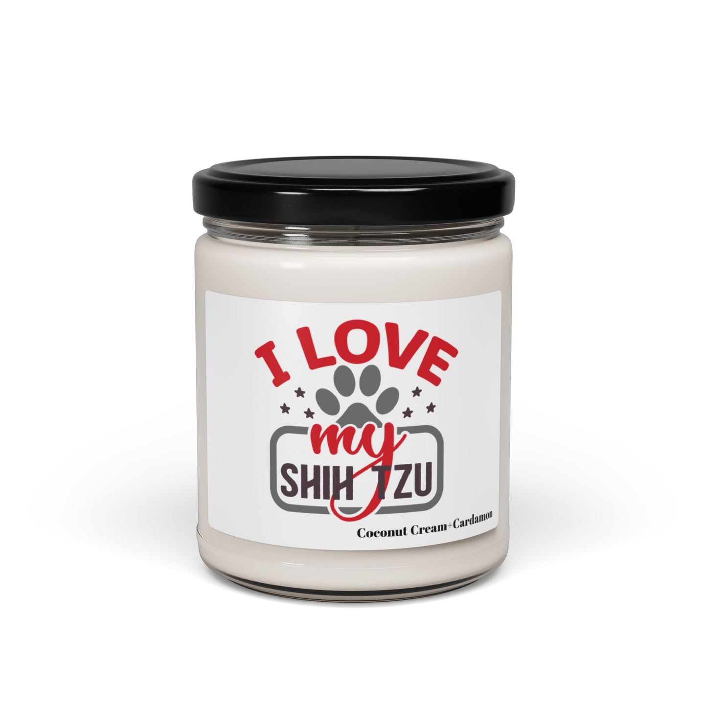 I Love My Shih Tzu Scented Soy Candle, 9oz