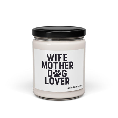 Wife Mother Dog Lover Scented Soy Candle - Shih Tzu Gifts