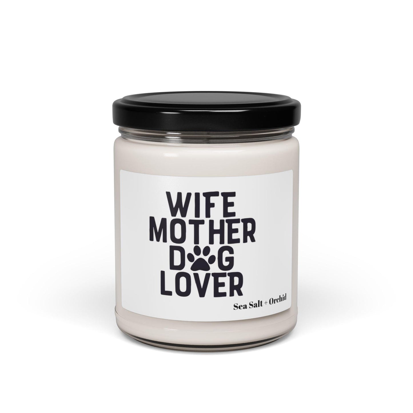 Wife Mother Dog Lover Scented Soy Candle - Shih Tzu Gifts