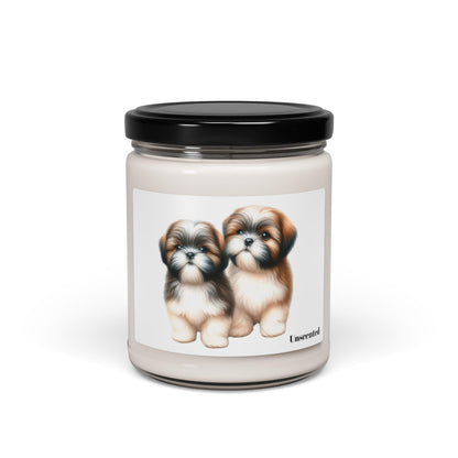 Two Babies Shih Tzu Scented Soy Candle, 9oz - Shih Tzu Gifts