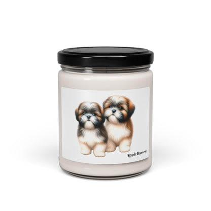 Two Babies Shih Tzu Scented Soy Candle, 9oz - Shih Tzu Gifts