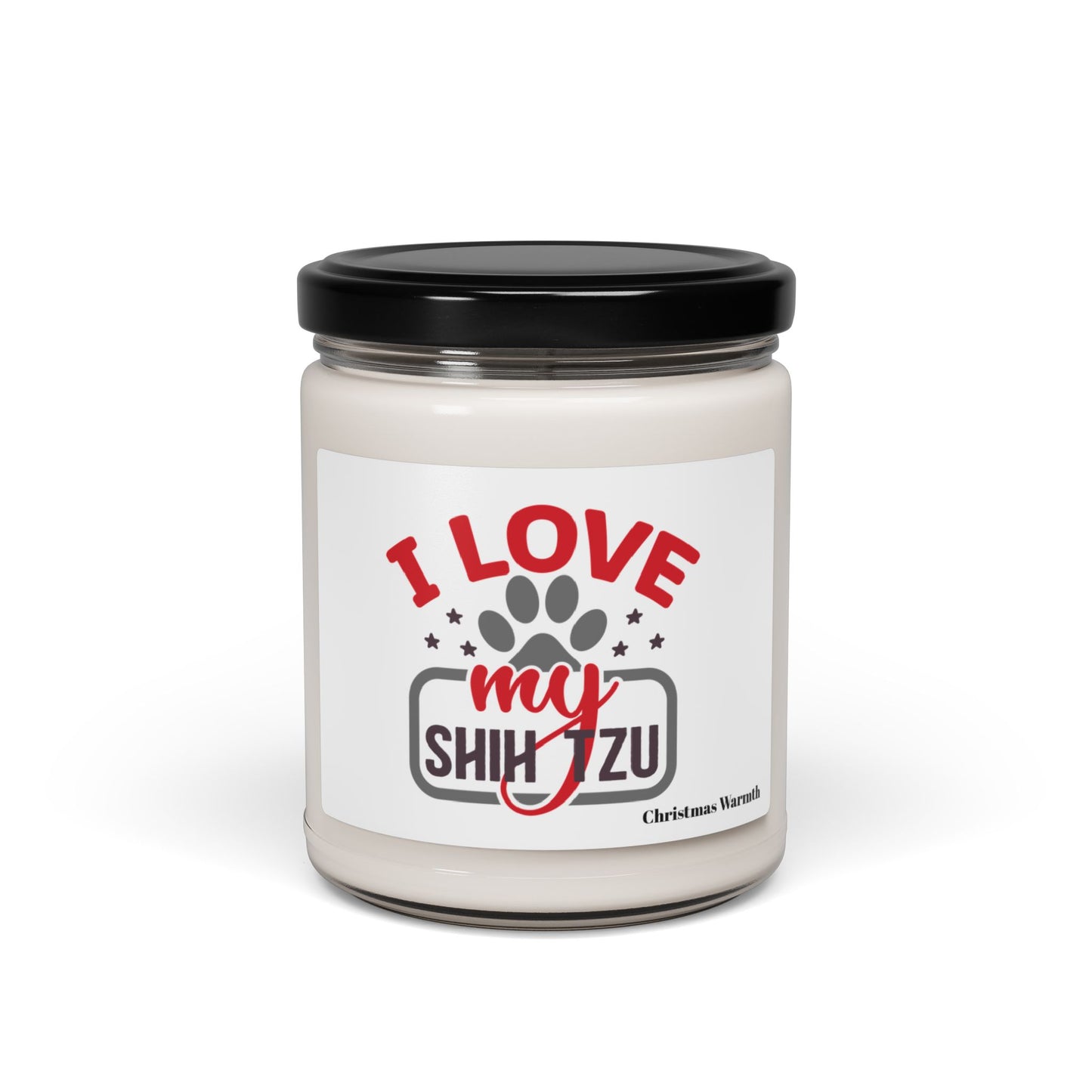 I Love My Shih Tzu Scented Soy Candle, 9oz