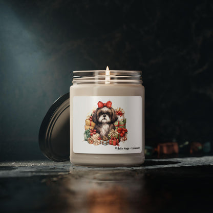 Christmas Gifts Shih Tzu Scented Soy Candle - Shih Tzu Gifts