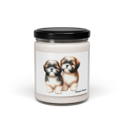 Two Babies Shih Tzu Scented Soy Candle, 9oz - Shih Tzu Gifts