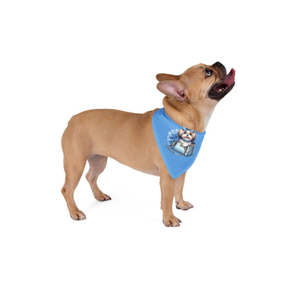 Blue Bow Shih Tzu Pet Bandana - Shih Tzu Gifts