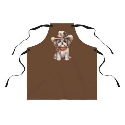 Cowboy Shih Tzu Apron - Shih Tzu Gifts