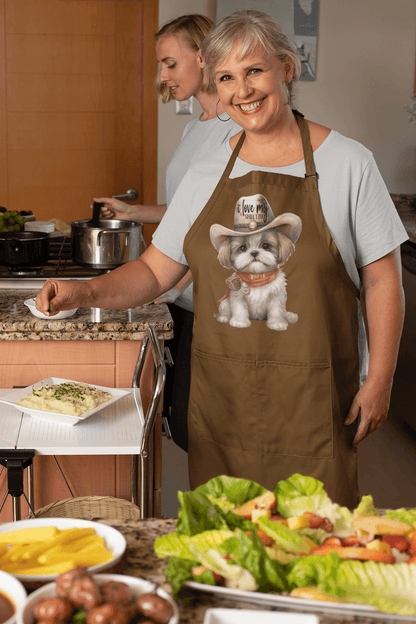 Cowboy Shih Tzu Apron - Shih Tzu Gifts