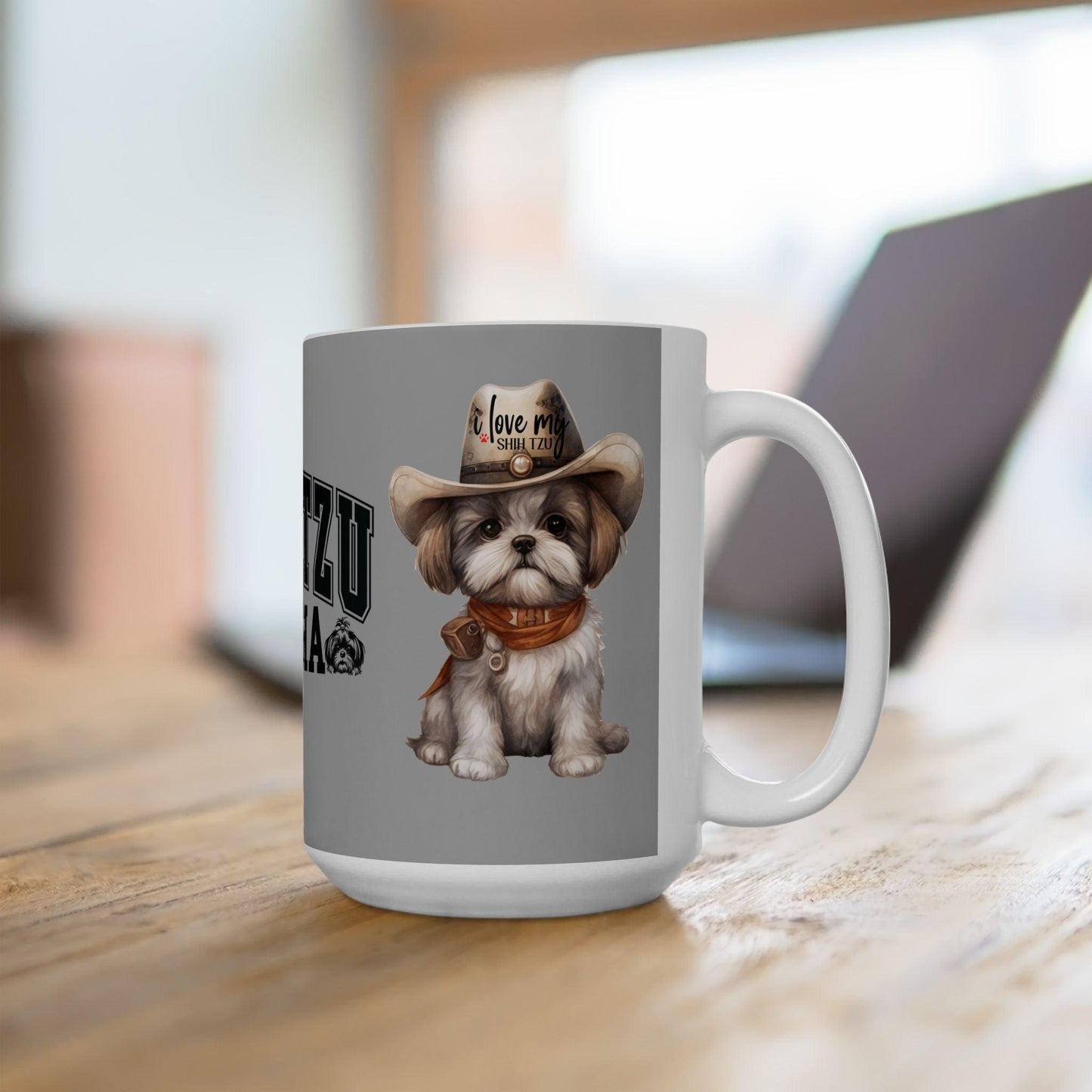 Cowboy Shih Tzu Ceramic Mug - Shih Tzu Gifts