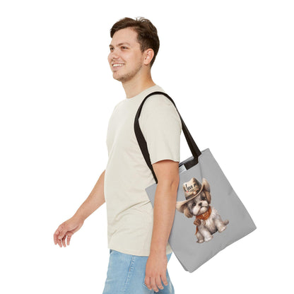 Cowboy Shih Tzu Tote Bag - Shih Tzu Gifts