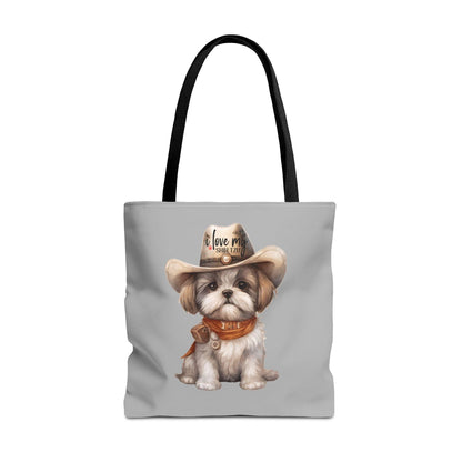 Cowboy Shih Tzu Tote Bag - Shih Tzu Gifts