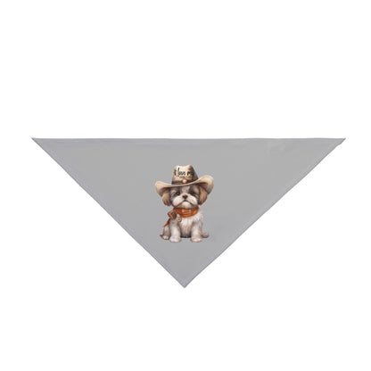 Cowboy Shih Tzu Pet Bandana