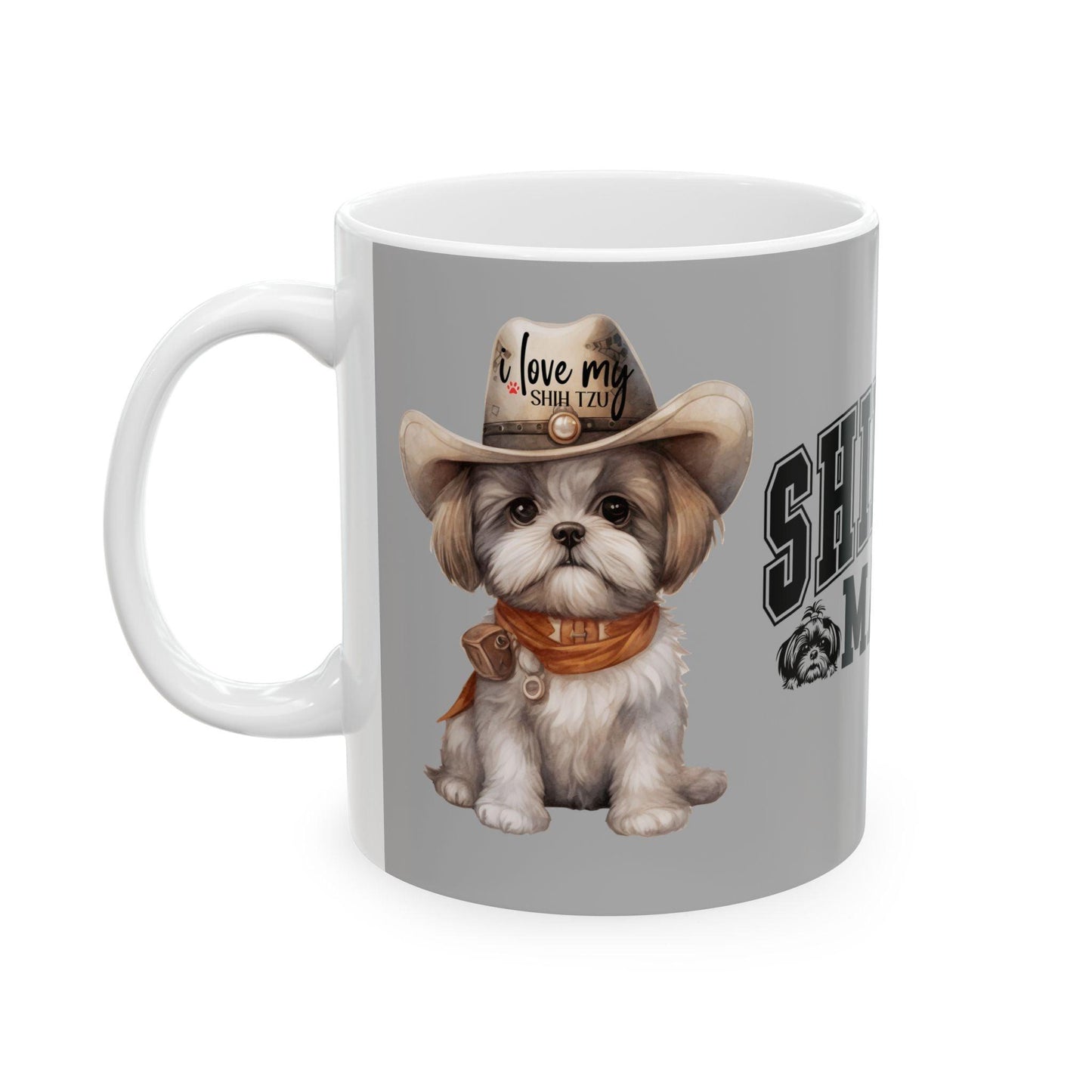 Cowboy Shih Tzu Ceramic Mug - Shih Tzu Gifts