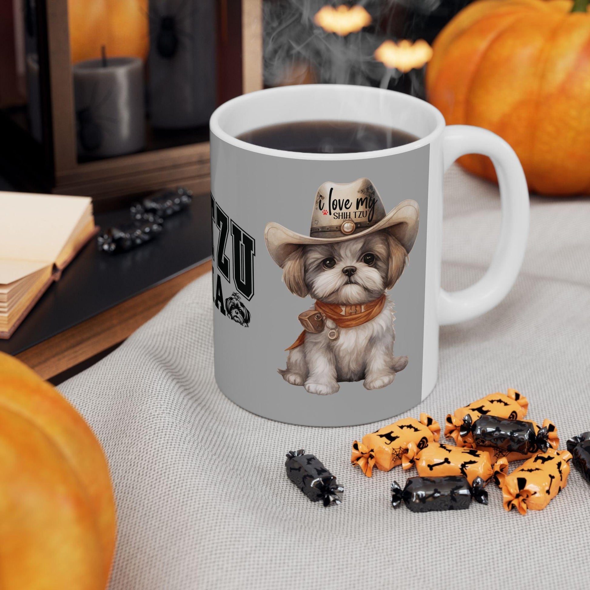 Cowboy Shih Tzu Ceramic Mug - Shih Tzu Gifts