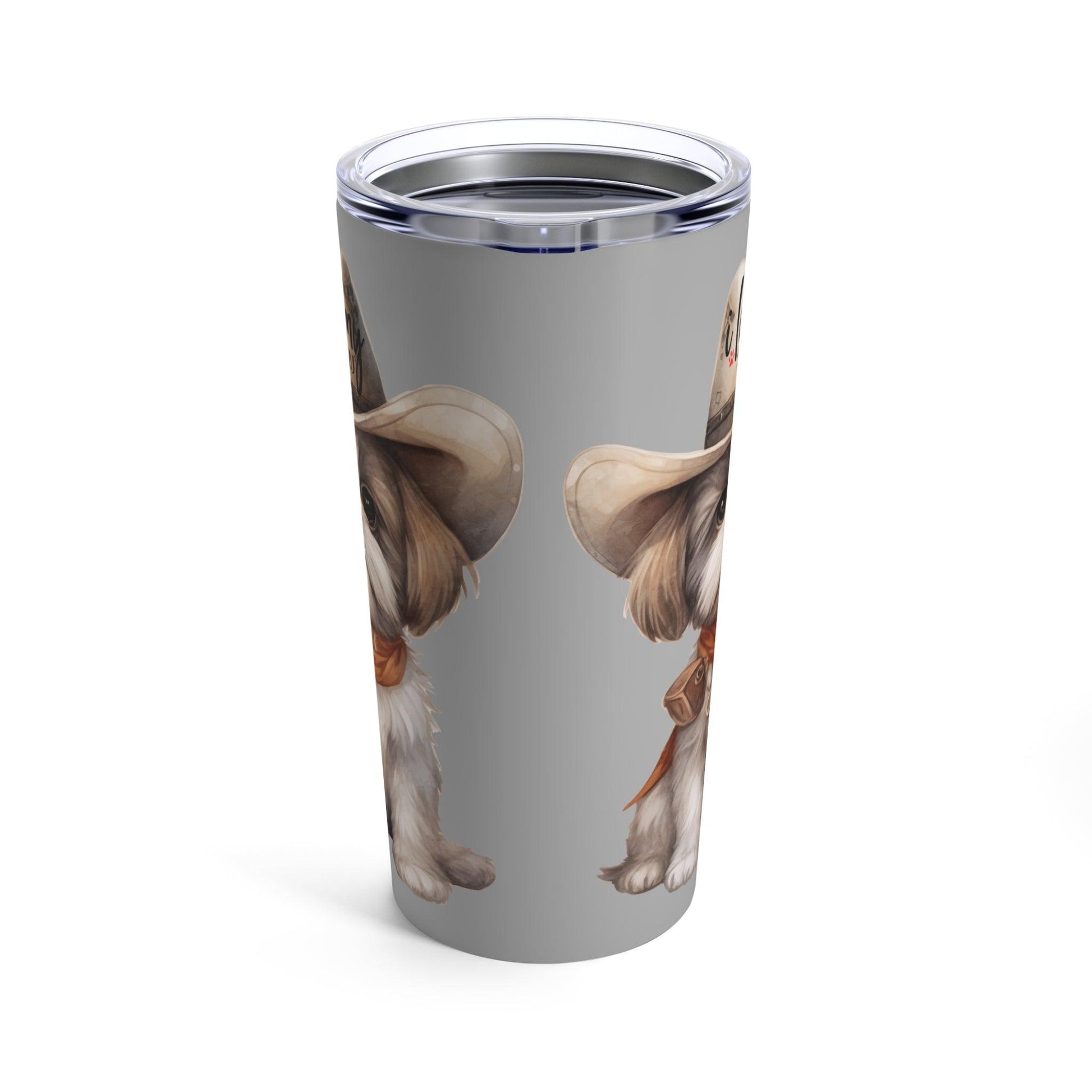 Cowboy Shih Tzu Tumbler - Shih Tzu Gifts