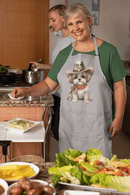 Cowboy Shih Tzu Apron - Shih Tzu Gifts