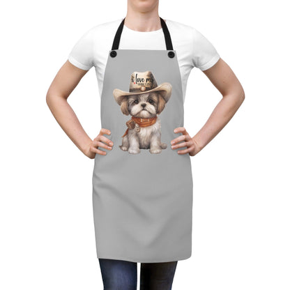 Cowboy Shih Tzu Apron - Shih Tzu Gifts